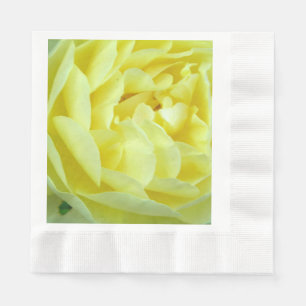 Yellow Rose Paper Napkins
