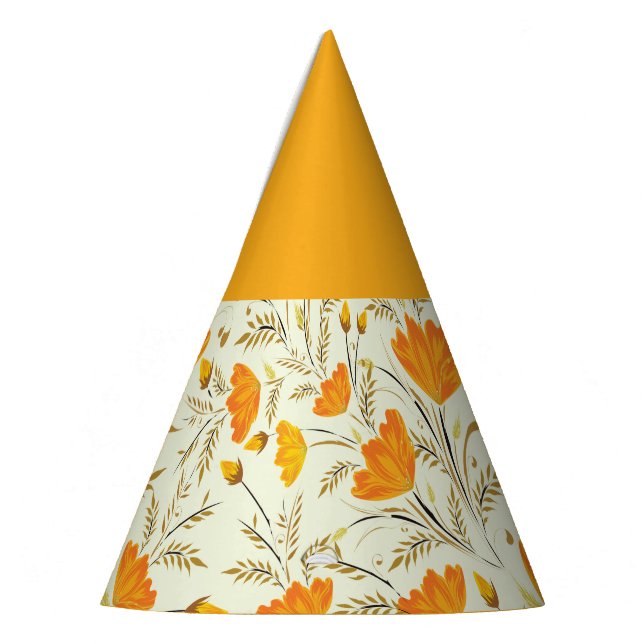 Yellow rose party hat (Left)