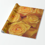 Yellow Rose & Pearl Wedding Wrapping Paper<br><div class="desc">If you are looking for a beautiful unique and fresh looking wedding paper then look no further.

This wrapping paper is absolutely stunning. It features yellows roses with tiny pearls in the center of them.

We also sell wedding cards to match this beautiful wrapping paper.</div>