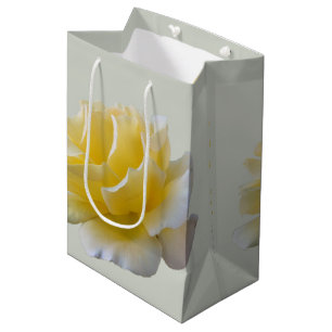 Yellow rose petals medium gift bag