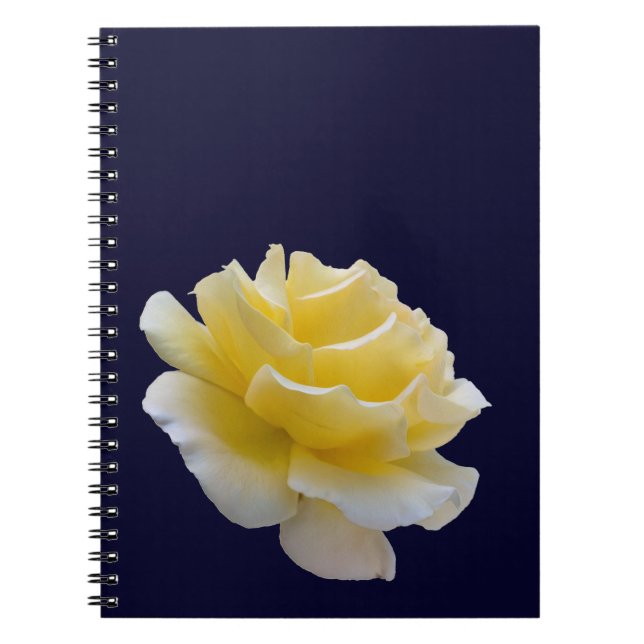 Yellow rose petals notebook (Front)