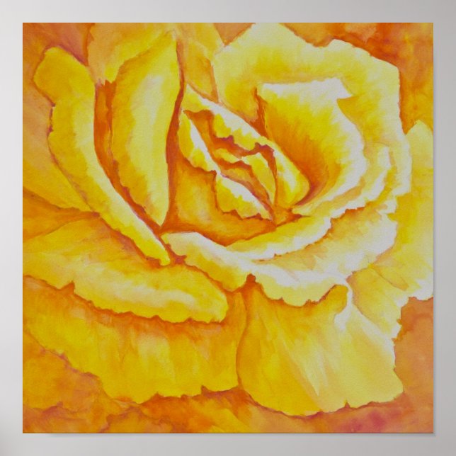 Yellow Rose Poster (Front)