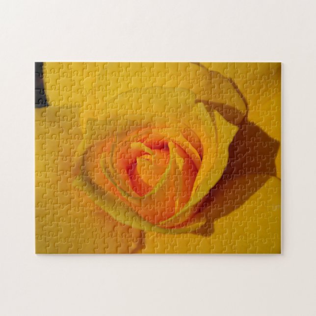 Yellow Rose - romantic floral photo Jigsaw Puzzle (Horizontal)