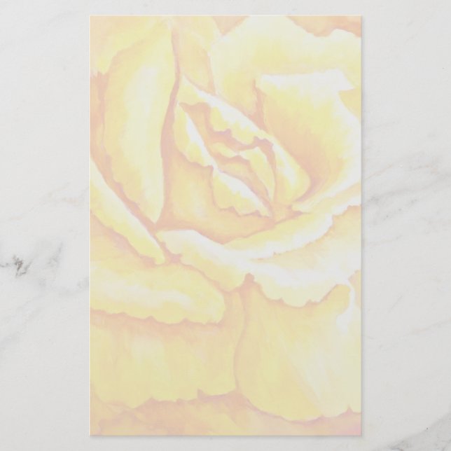 Yellow Rose Stationery (Front)