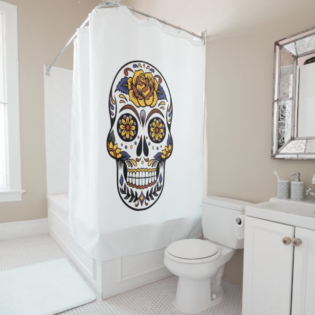 Yellow Rose Sugar Skull (In Situ)