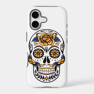 Yellow Rose Sugar Skull