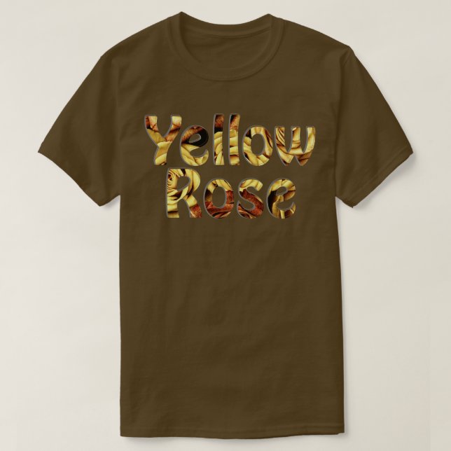 Yellow Rose T-Shirt (Design Front)
