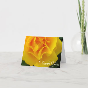 Yellow Rose Thank You Card