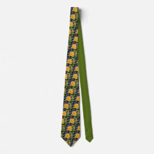 Yellow rose tie