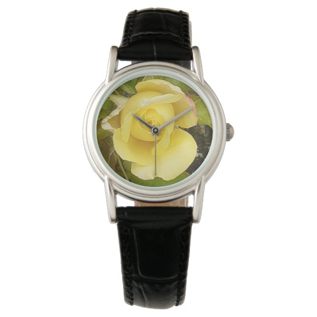 Yellow Rosebud Watch (Front)