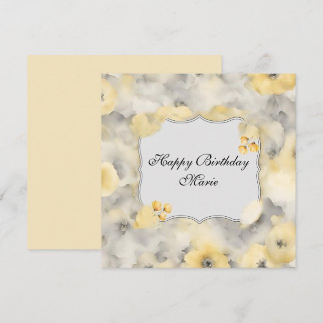 yellow roses (Front/Back)