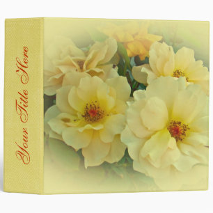 Yellow Roses Binder