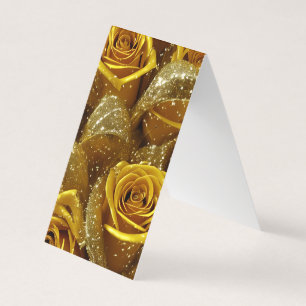 Yellow Roses Business Card