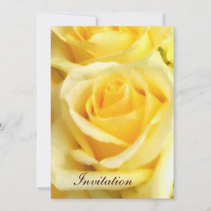 Yellow Roses_ Invitation
