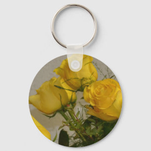 Yellow Roses Keychain