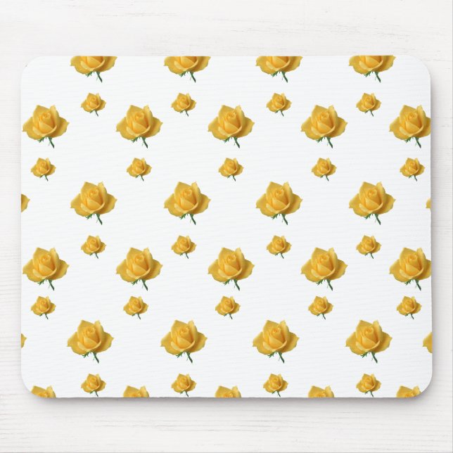Yellow Roses Mouse Pad (Front)