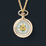 Yellow Roses Necklace Watch<br><div class="desc">Yellow Roses Necklace Watch Keep track of time with your favourite photo on the dial with the Necklace Alloy Watch by Ewatchfactory®. This watch is Alloy with a polished and brushed combination finish.Alloy Chain.Japan movement ensures accurate time keeping. Comes with a 1-year manufacturers limited warranty.Meets or exceeds all U.S. Government...</div>