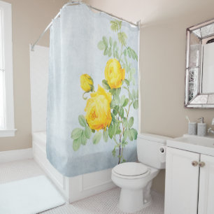 Yellow Roses on Distressed Grey
