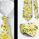 Yellow Roses Pattern Flowers Floral Neck Tie<br><div class="desc">Yellow Vintage Style Flowers Beautiful Flowers Floral Roses Neck Tie. Great for formal occasions and weddings!</div>
