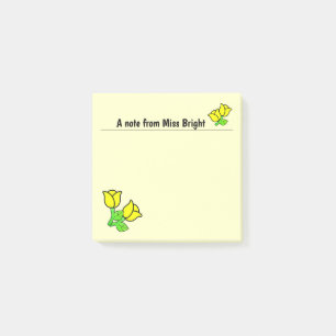 Yellow Roses Post-It Notes