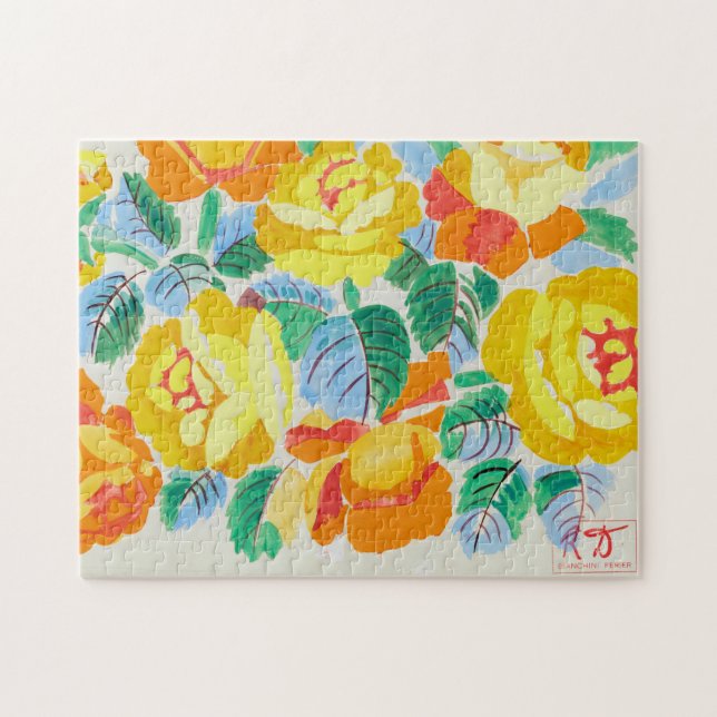 Yellow Roses | Raoul Dufy Jigsaw Puzzle (Horizontal)