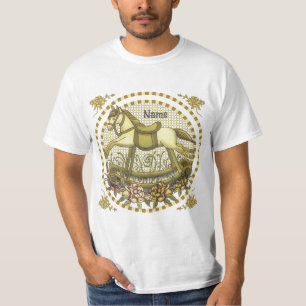 Yellow Roses Rocking Horse T-Shirt