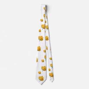 Yellow Roses Tie