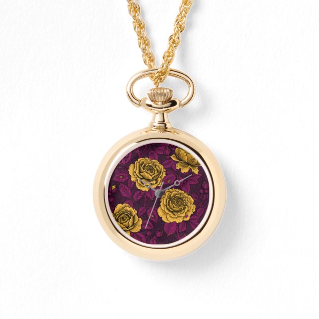 Yellow roses watch (Front)