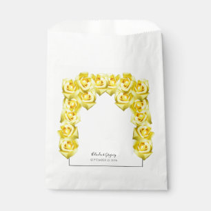 Yellow Roses Wedding   Favour Bag