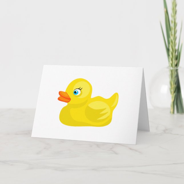 Yellow Rubber Duck Card (Front)