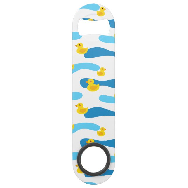 Yellow Rubber Duck Pattern Bar Key (Front)