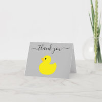 Yellow Rubber Duck Thank You