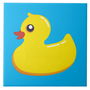 yellow rubber duck tile