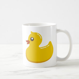 Yellow Rubber Duckie Graphic Art Coffee Mug