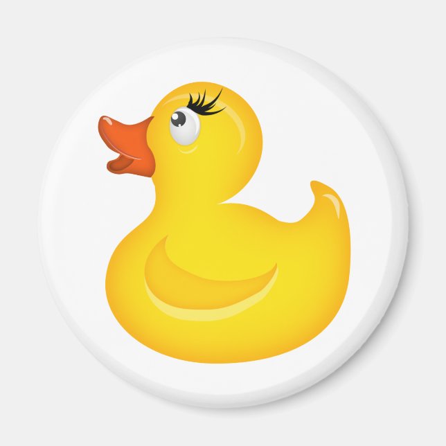 Yellow Rubber Duckies Magnet (Front)