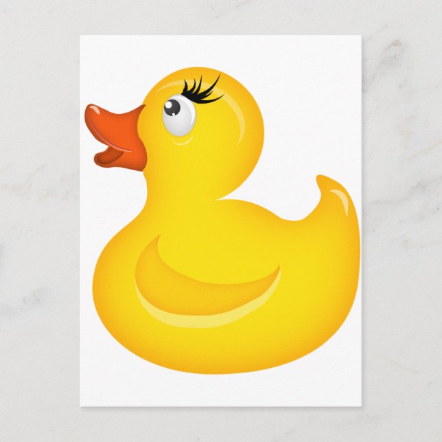 Yellow Rubber Duckies Postcard (Front)