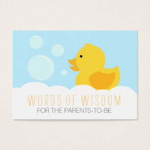Yellow Rubber Ducky Bubble Bath Baby Shower