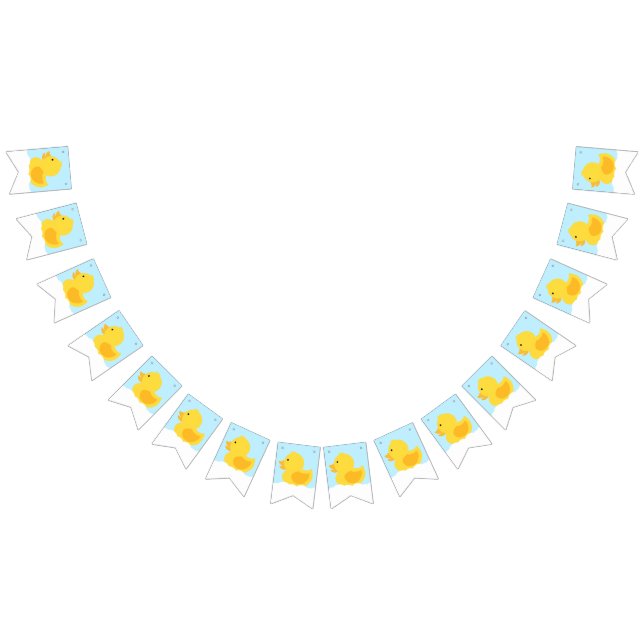 Yellow Rubber Ducky Bunting Flags (All)