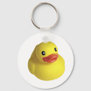 Yellow Rubber Ducky Keychain