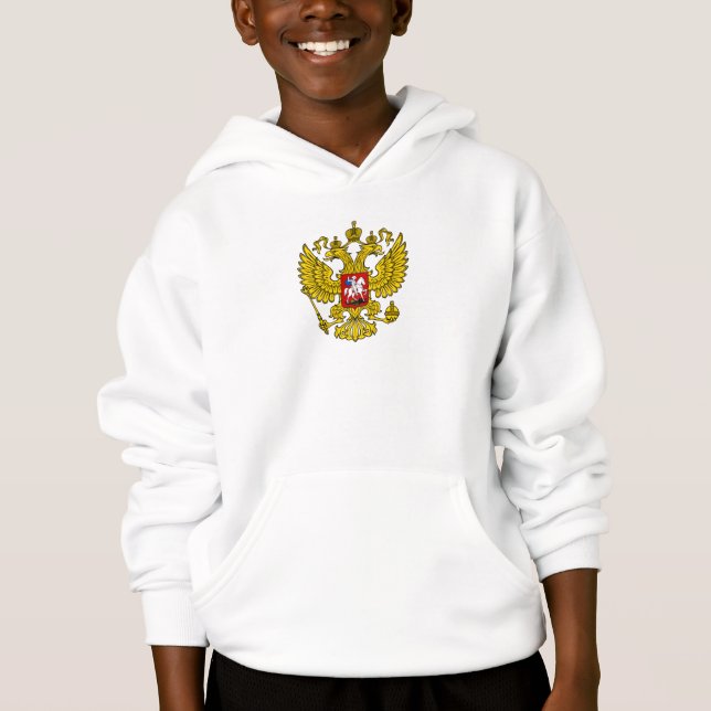 Yellow Russian Imperial Double Headed Eagle Emblem (Front)
