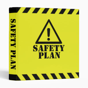 Yellow Safety Plan Binder