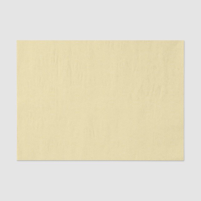 Yellow Same Komon (small scale) Tissue Paper (Front)