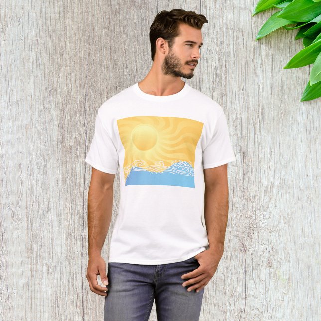 Yellow Sand And Ocean T-Shirt (Creator Uploaded)