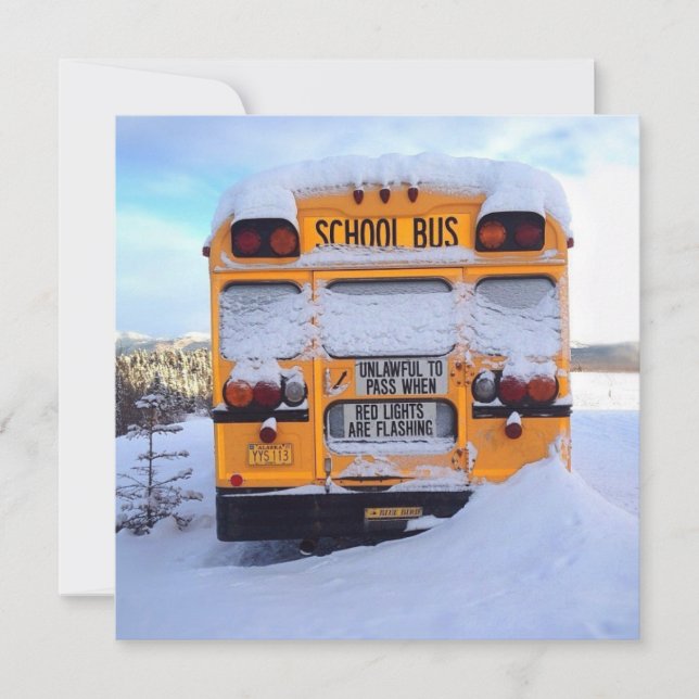 Yellow School Bus (Front)
