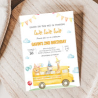 Yellow School Bus Birthday Party