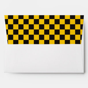 Yellow School Bus Stop Sign Boys Birthday Envelope