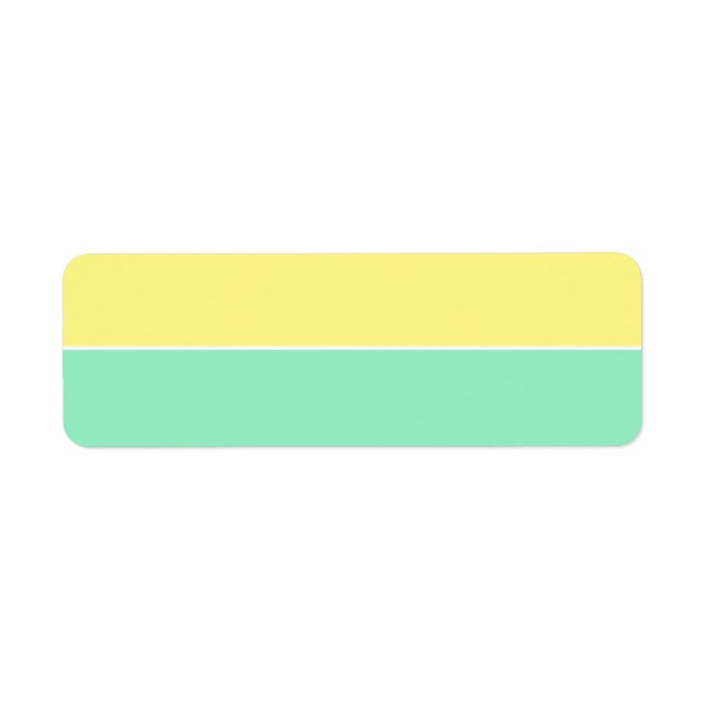 Yellow & Seafoam Storage Organization Blank (Front)