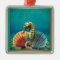 Yellow Seahorse and Scallop Shells