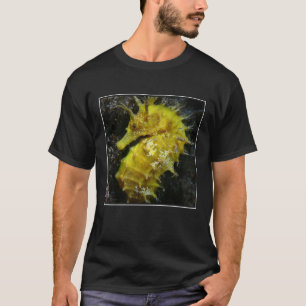 Yellow Seahorse Hippocampus Guttulatus T-Shirt