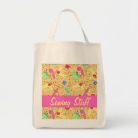 Yellow Sewing Notions Art Custom Sewing Stuff